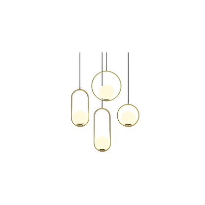 Lumi – Plafonnier nordique rond design Magic Bean