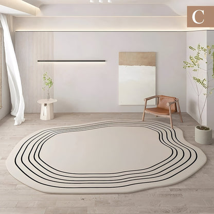 Doni – Tapis Moderne Minimaliste en Fausse Cachemire