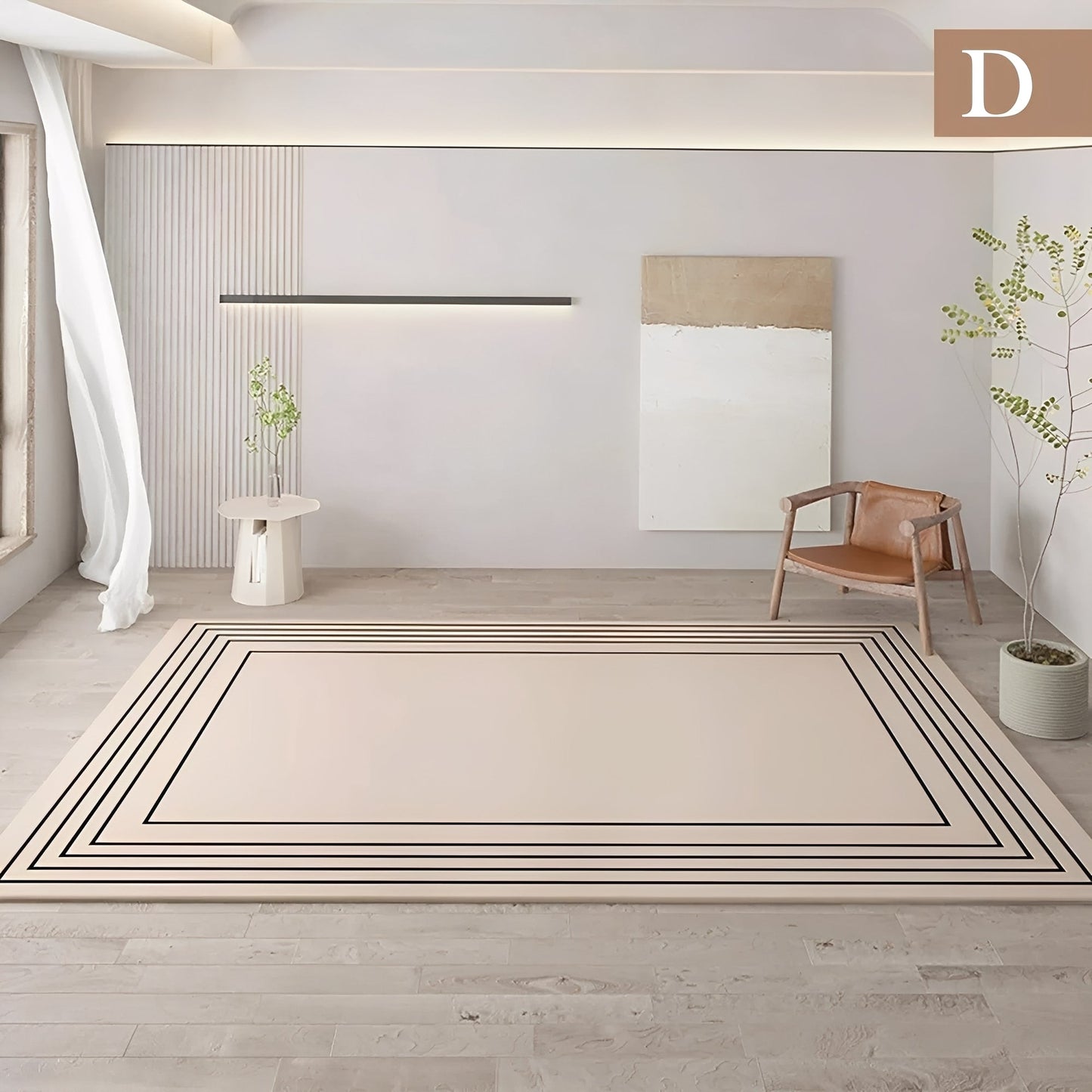 Doni – Tapis Moderne Minimaliste en Fausse Cachemire