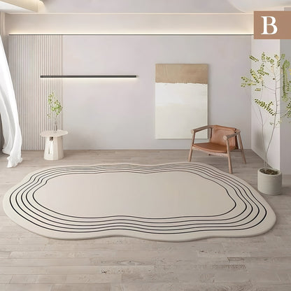 Doni – Tapis Moderne Minimaliste en Fausse Cachemire