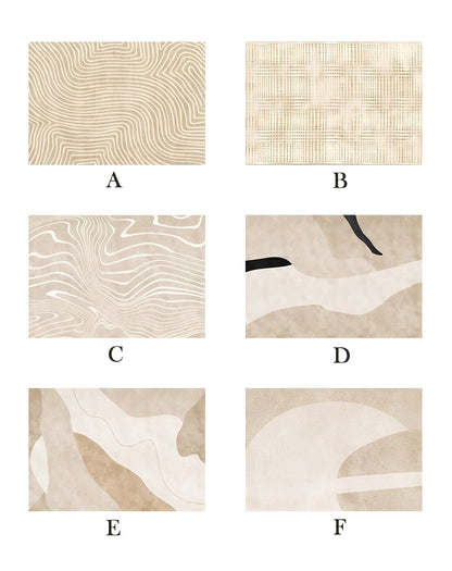 Sana – Tapis en peluche moderne avec rayures