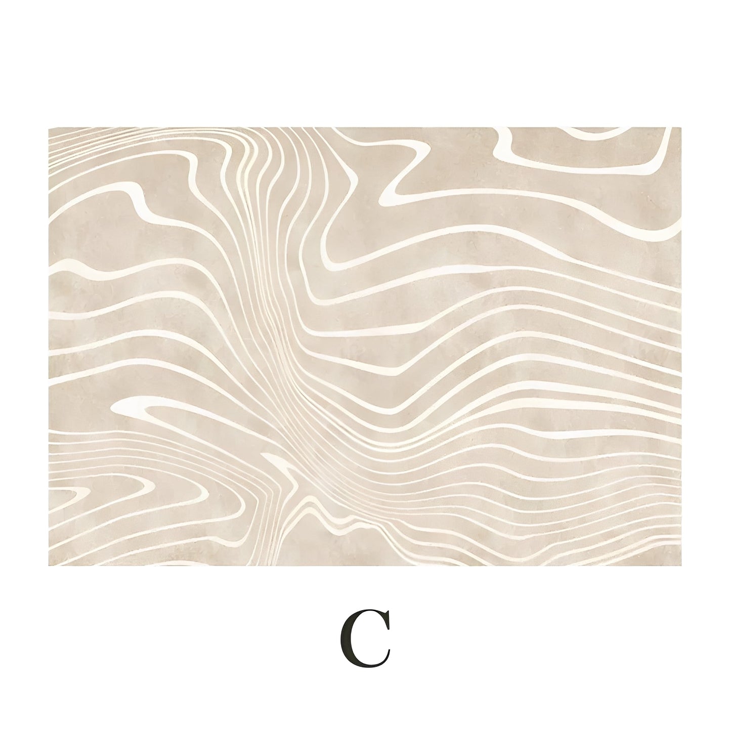 Sana – Tapis en peluche moderne avec rayures