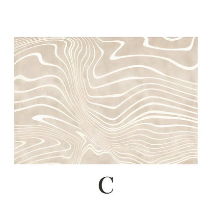 Sana – Tapis en peluche moderne avec rayures