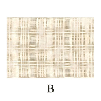 Sana – Tapis en peluche moderne avec rayures