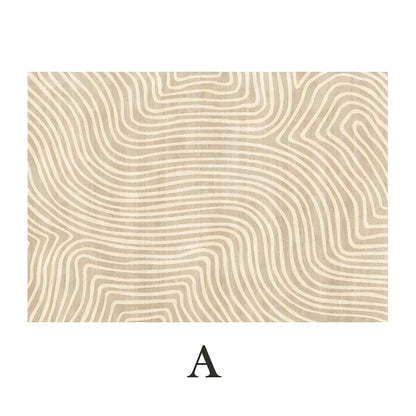 Sana – Tapis en peluche moderne avec rayures