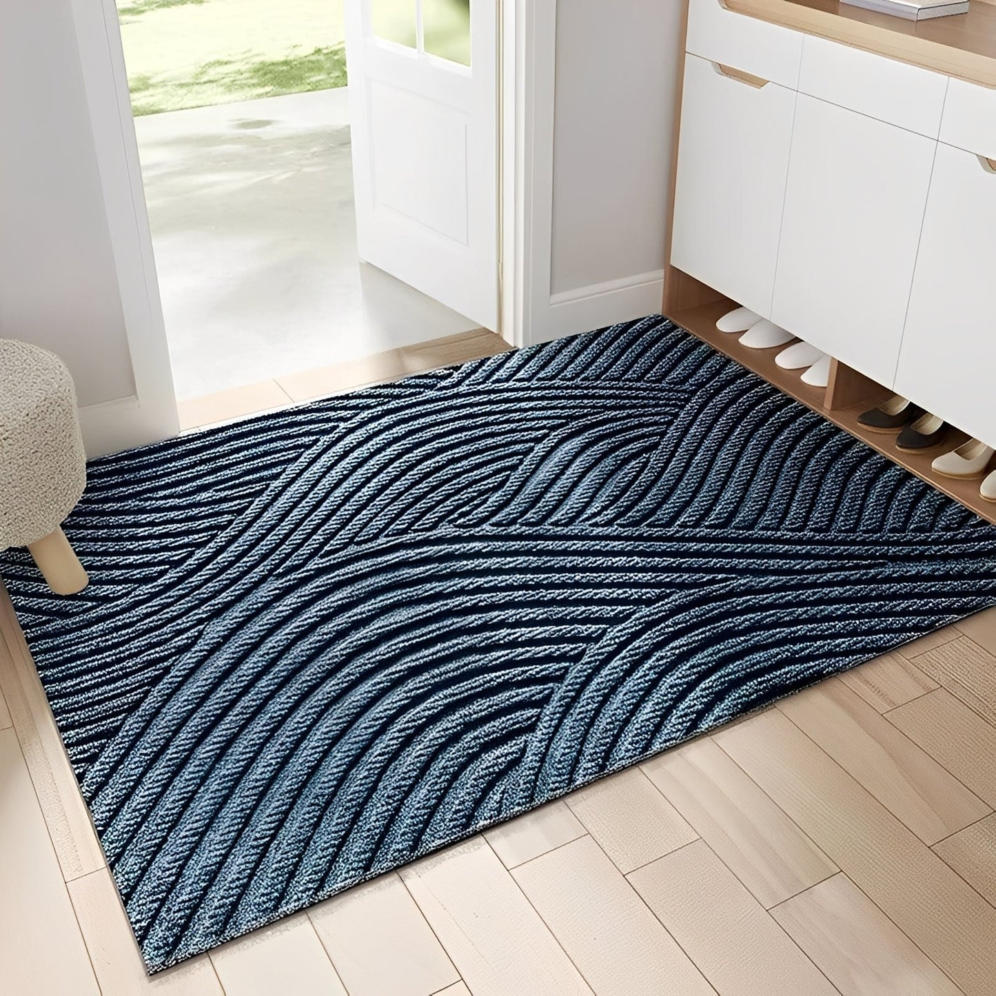 Elvar – Tapis rectangulaire au design nordique