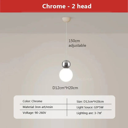 Suspension Globe Suspendue De Chevet