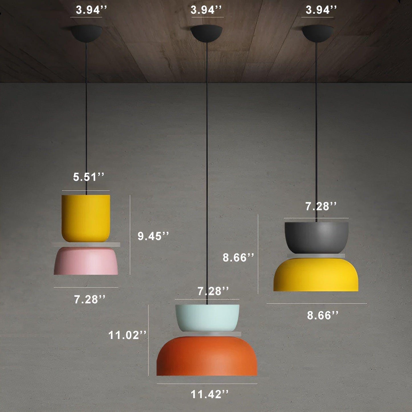 Suspension nordique moderne