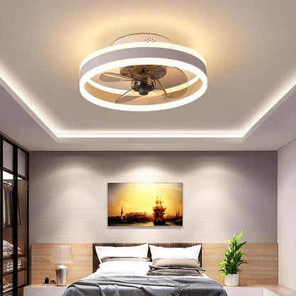 Elian – Moderne Ventilateur de Plafond-Lampe