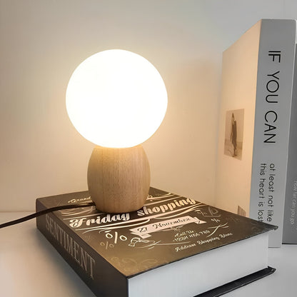 Nozomi – Lampe de table en verre minimaliste avec LED