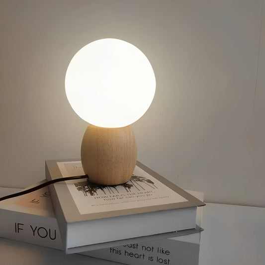Nozomi – Lampe de table en verre minimaliste avec LED