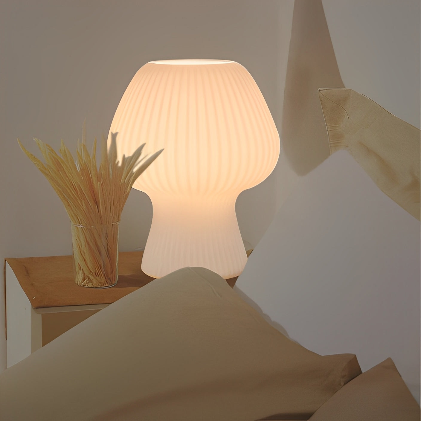 Velmira – Lampe de table vintage style rétro pour chambre à coucher & table de nuit