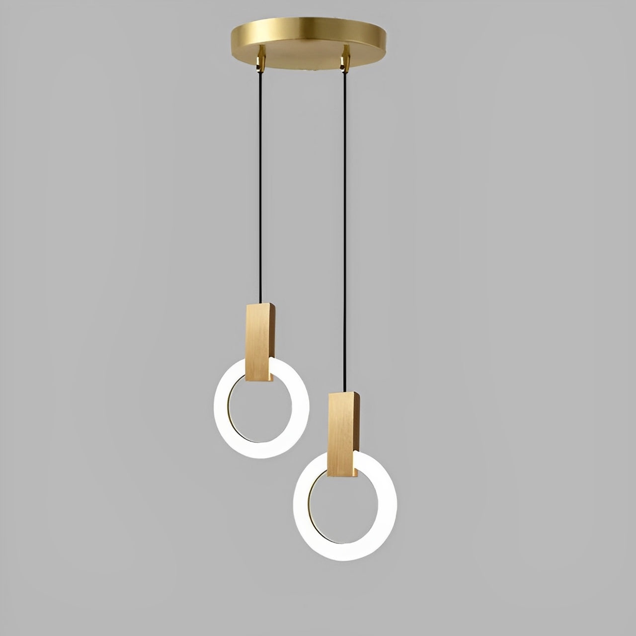 Nordra – Lampe suspendue LED au design anneau nordique pour espaces de vie modernes