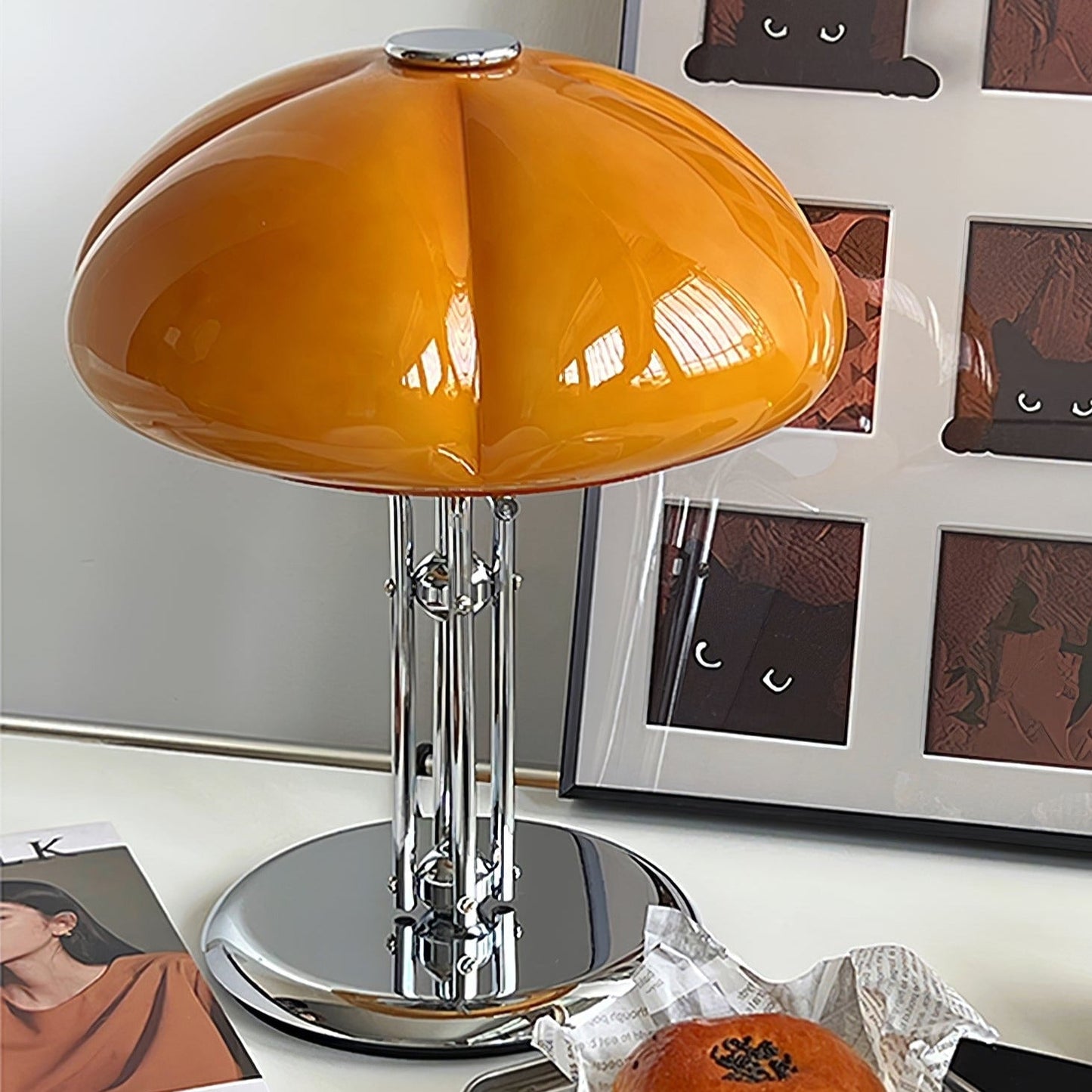 Noemi – Lampe de table créative en citrouille