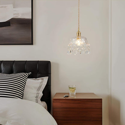 Prismelle – Plafonnier LED minimaliste en verre pour espaces de vie élégants