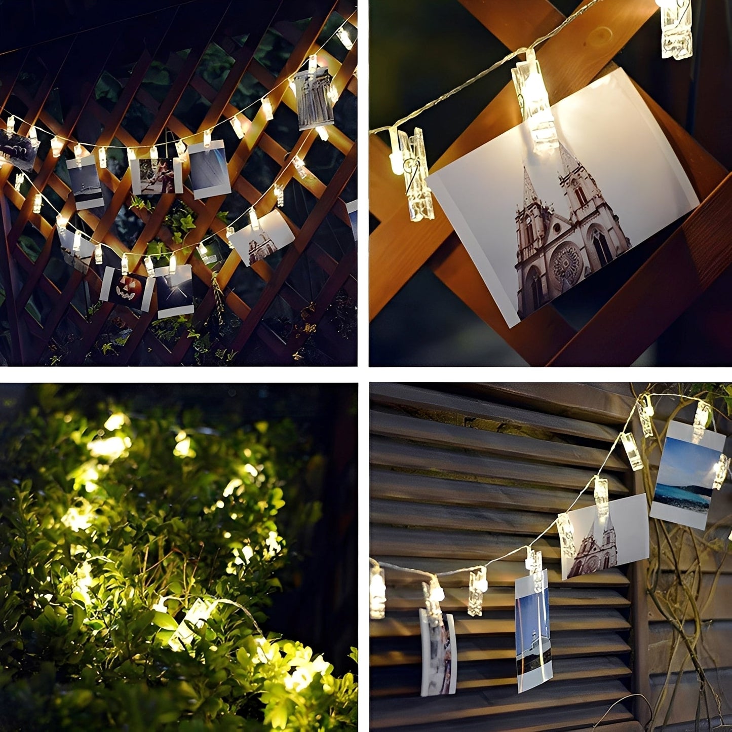 Lumi – Guirlande Lumineuse à Clips pour Photos LED