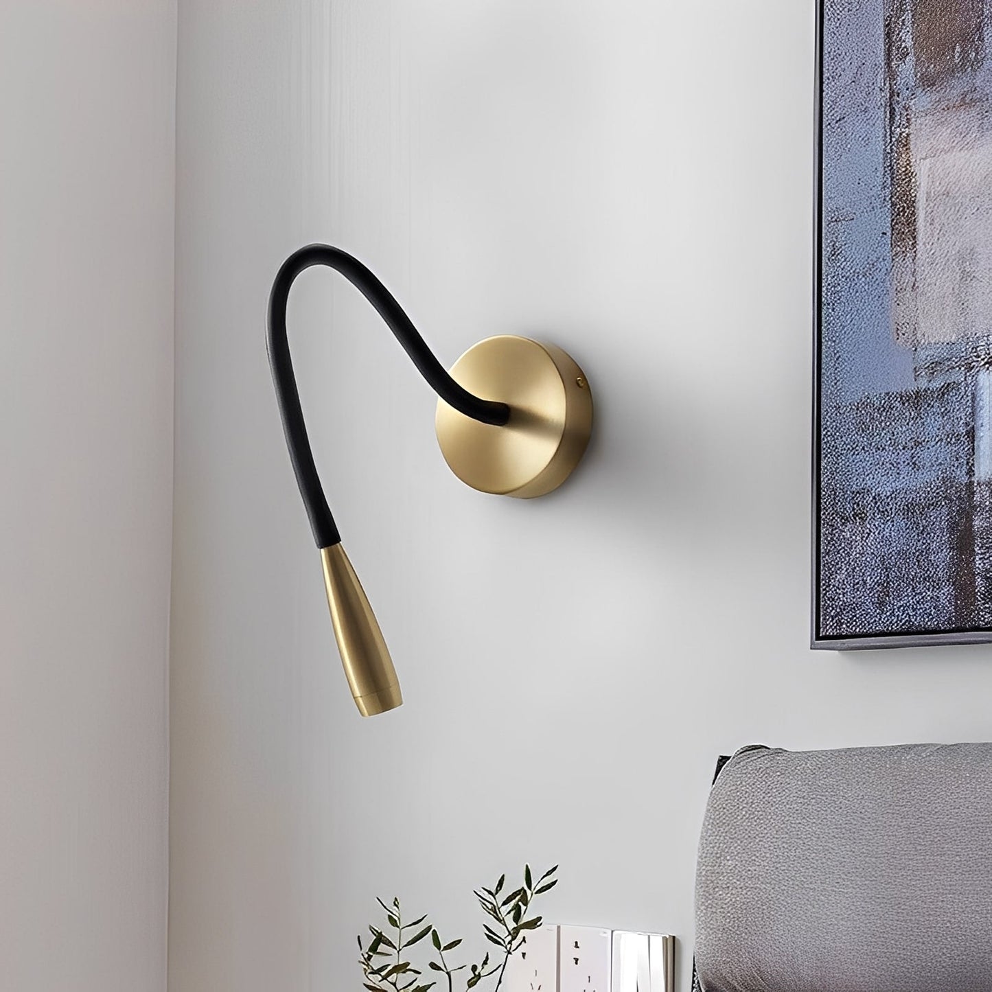 Isandro – Lampe de lecture LED en cuivre de luxe