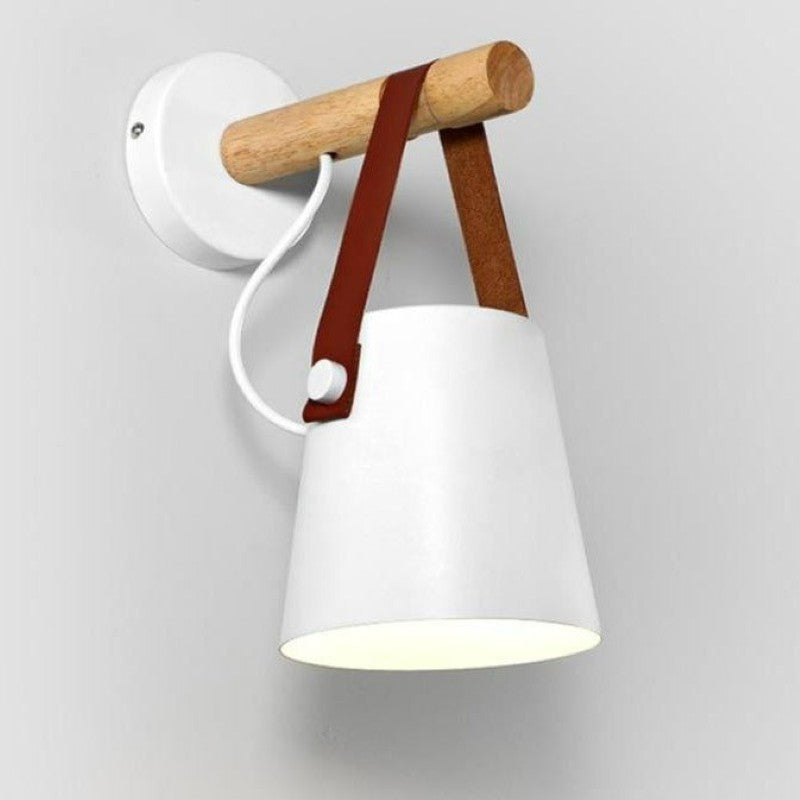 Elin - Applique murale suspendue au design nordique en bois