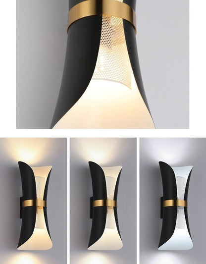 Simplelamp - Applique murale européenne moderne avec design en forme de boucle