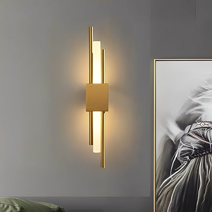 Elena – Lampe murale en cuivre avec abat-jour