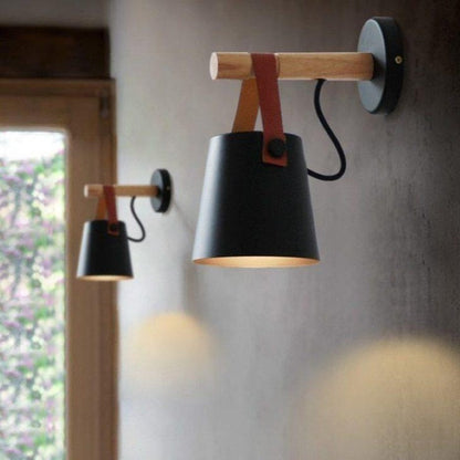 Elin - Applique murale suspendue au design nordique en bois