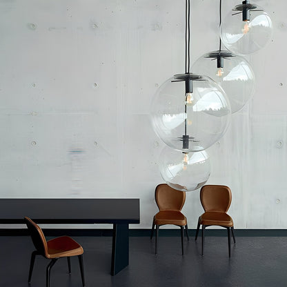 Livia – Lustre en Verre Moderne Simple