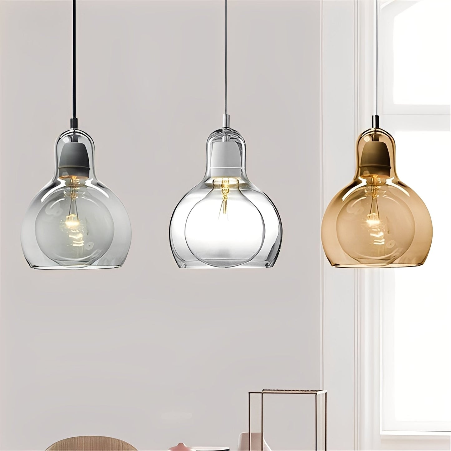 Elvira – Moderne Verre Suspension