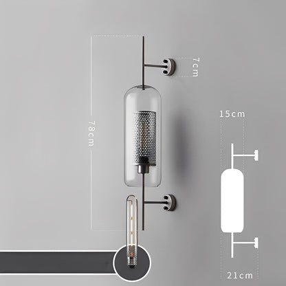 Valerio – Applique Murale Boule en Verre Rétro