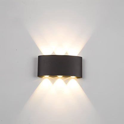 Nolan – Double-tête LED Lampe Murale Extérieure