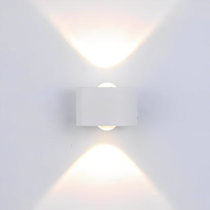 Nolan – Double-tête LED Lampe Murale Extérieure