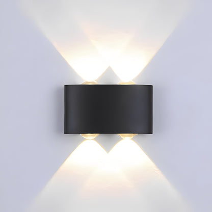 Nolan – Double-tête LED Lampe Murale Extérieure