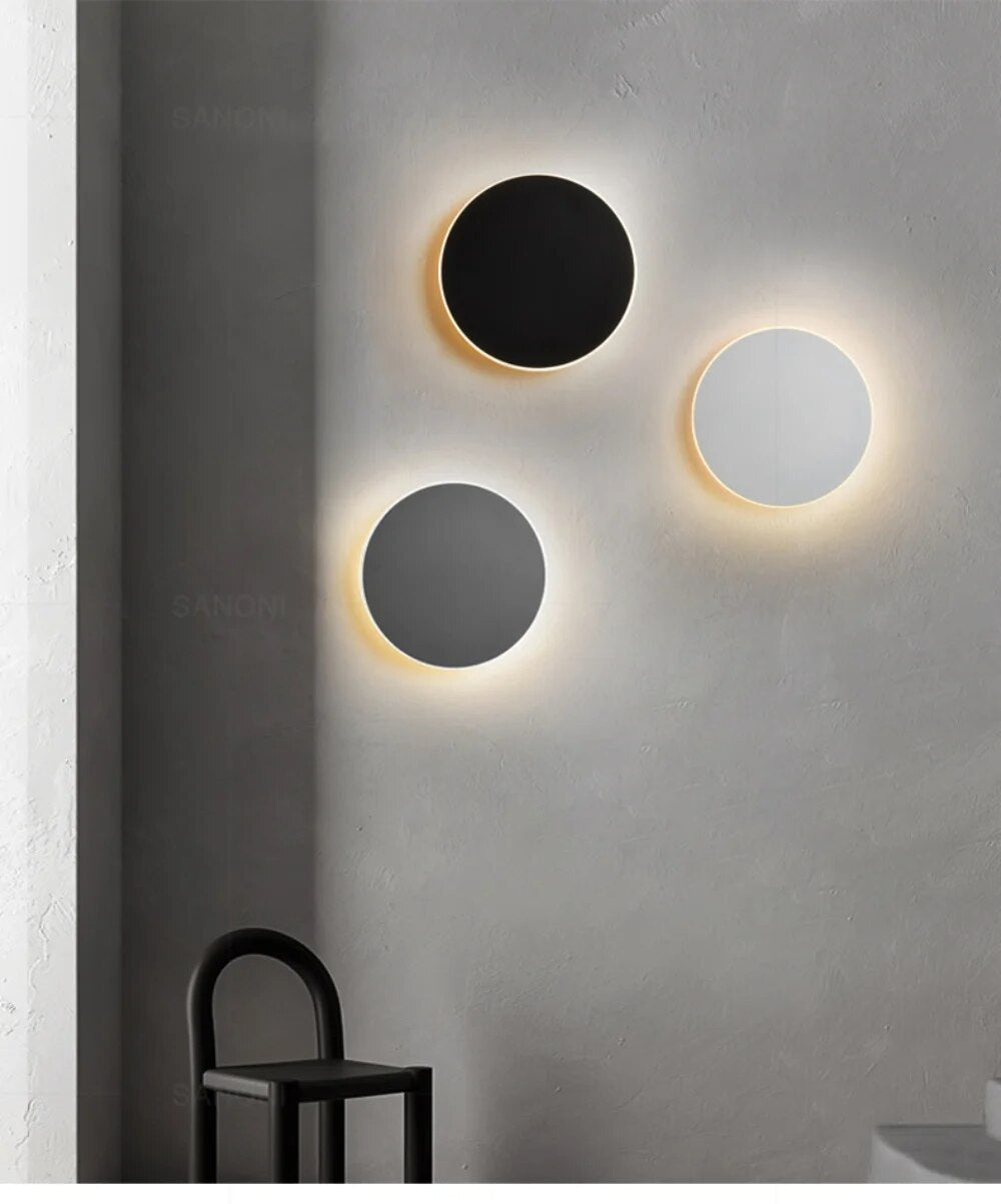 Applique Murale LED Ronde – Éclairage Moderne pour Ambiance Chaleureuse