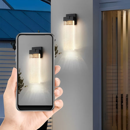 Xena – Applique murale rectangulaire en cristal