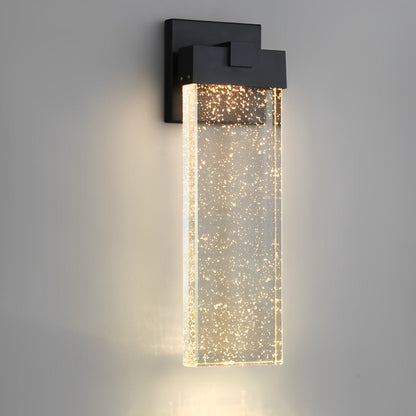 Xena – Applique murale rectangulaire en cristal