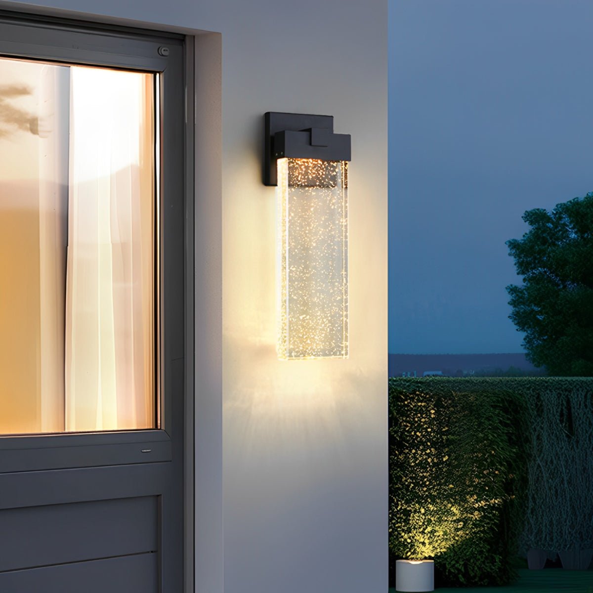 Xena – Applique murale rectangulaire en cristal