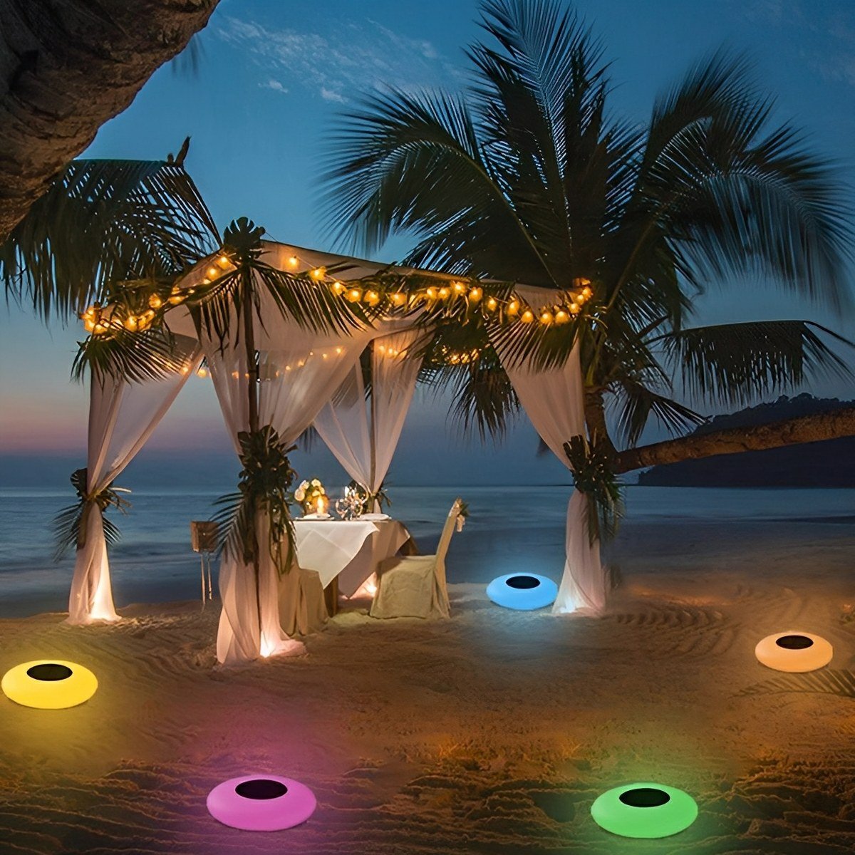 Solara – Éclairage de jardin LED RGB solaire