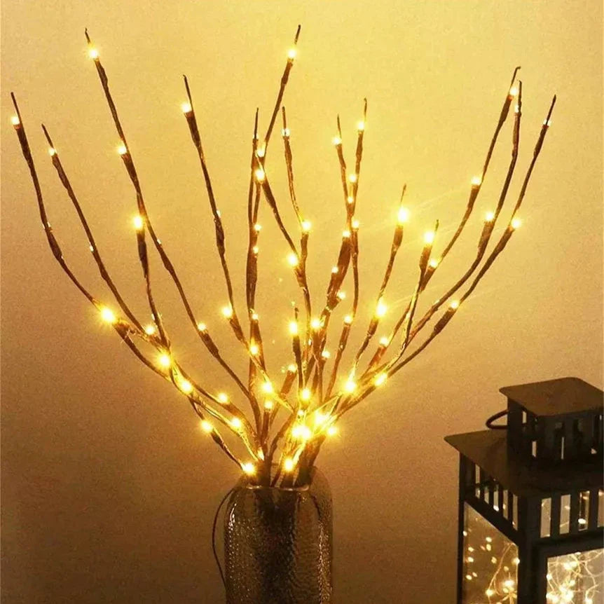 Marilyn – Lampe branche de saule avec lumière naturelle douce