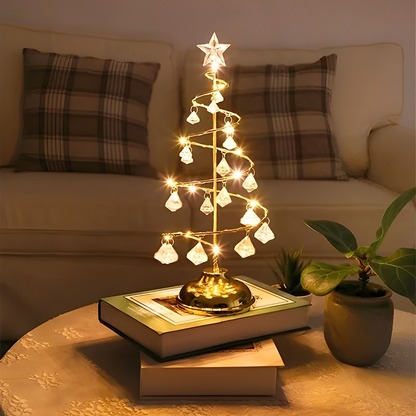 Yamira – Cristal Árbol de Navidad LED-Cadena de Luz