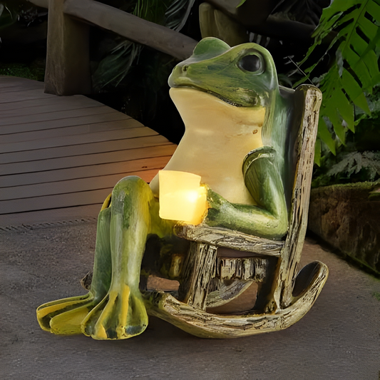 Frilo – Figurine Solaire Grenouille Amusante