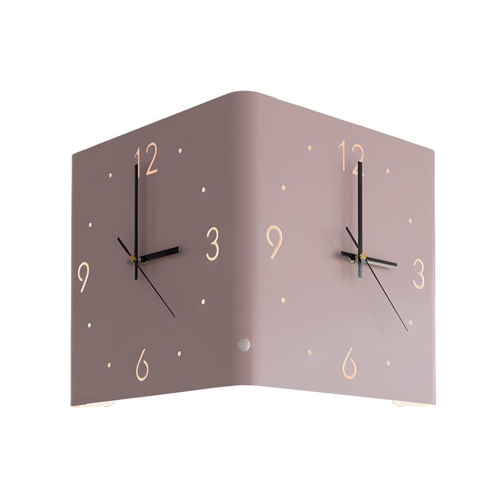 Elina – Applique murale double face avec horloge