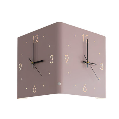 Elina – Applique murale double face avec horloge