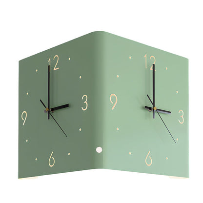 Elina – Applique murale double face avec horloge