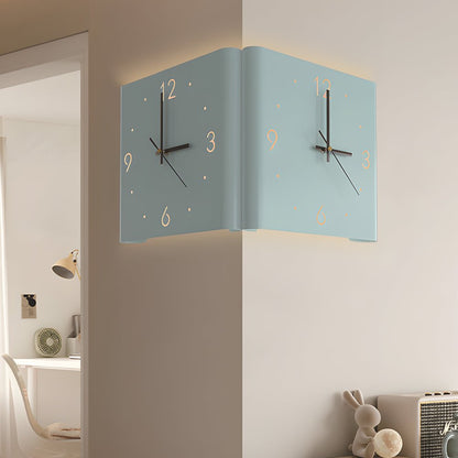 Elina – Applique murale double face avec horloge