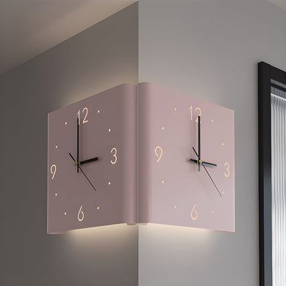Elina – Applique murale double face avec horloge