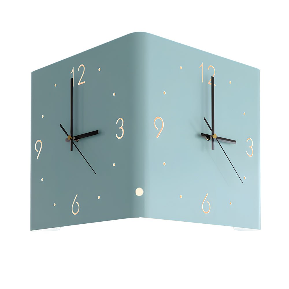 Elina – Applique murale double face avec horloge