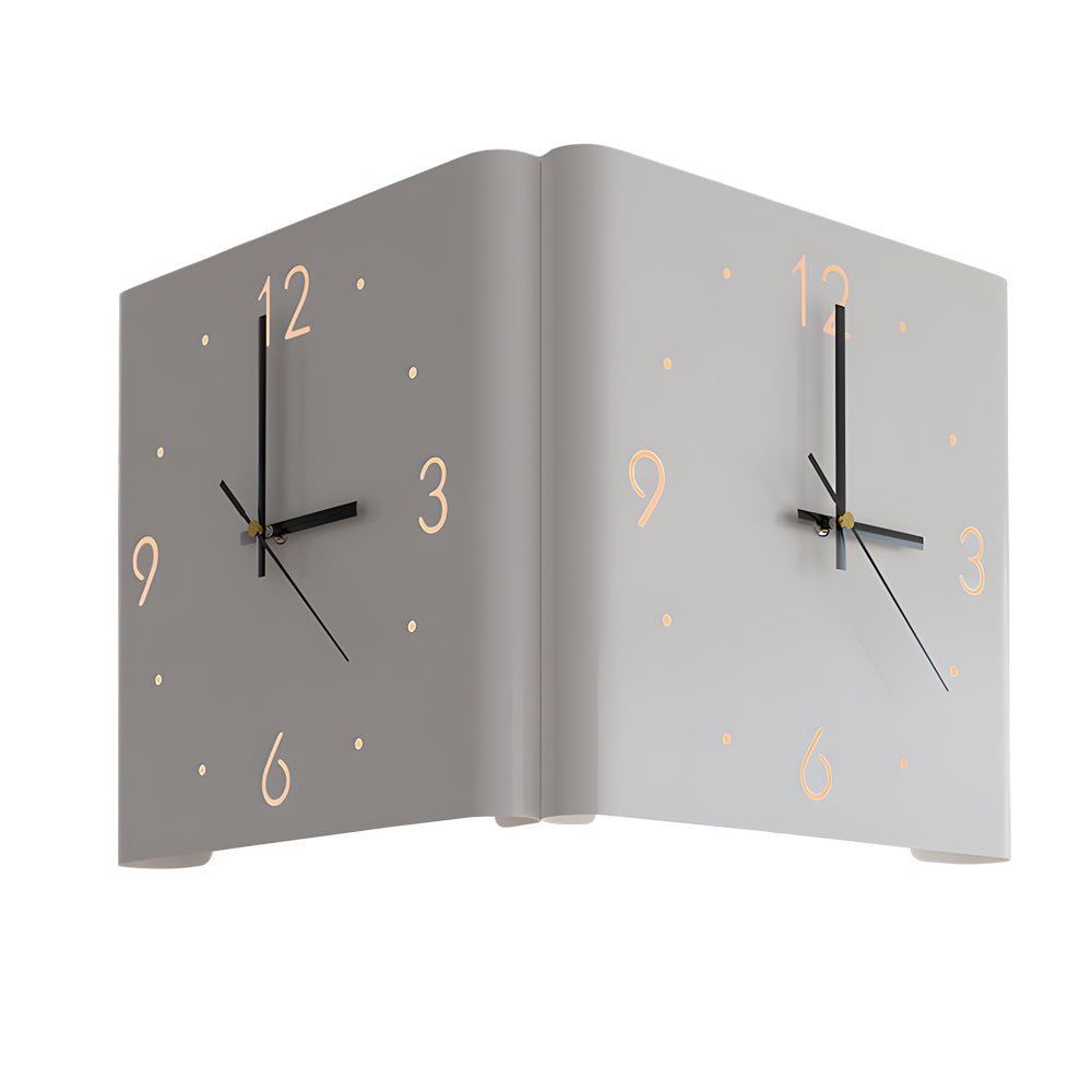 Elina – Applique murale double face avec horloge