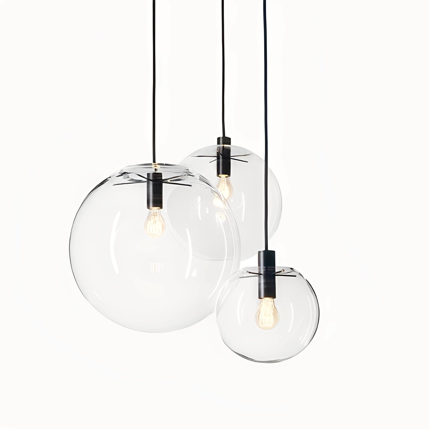 Livia – Lustre en Verre Moderne Simple