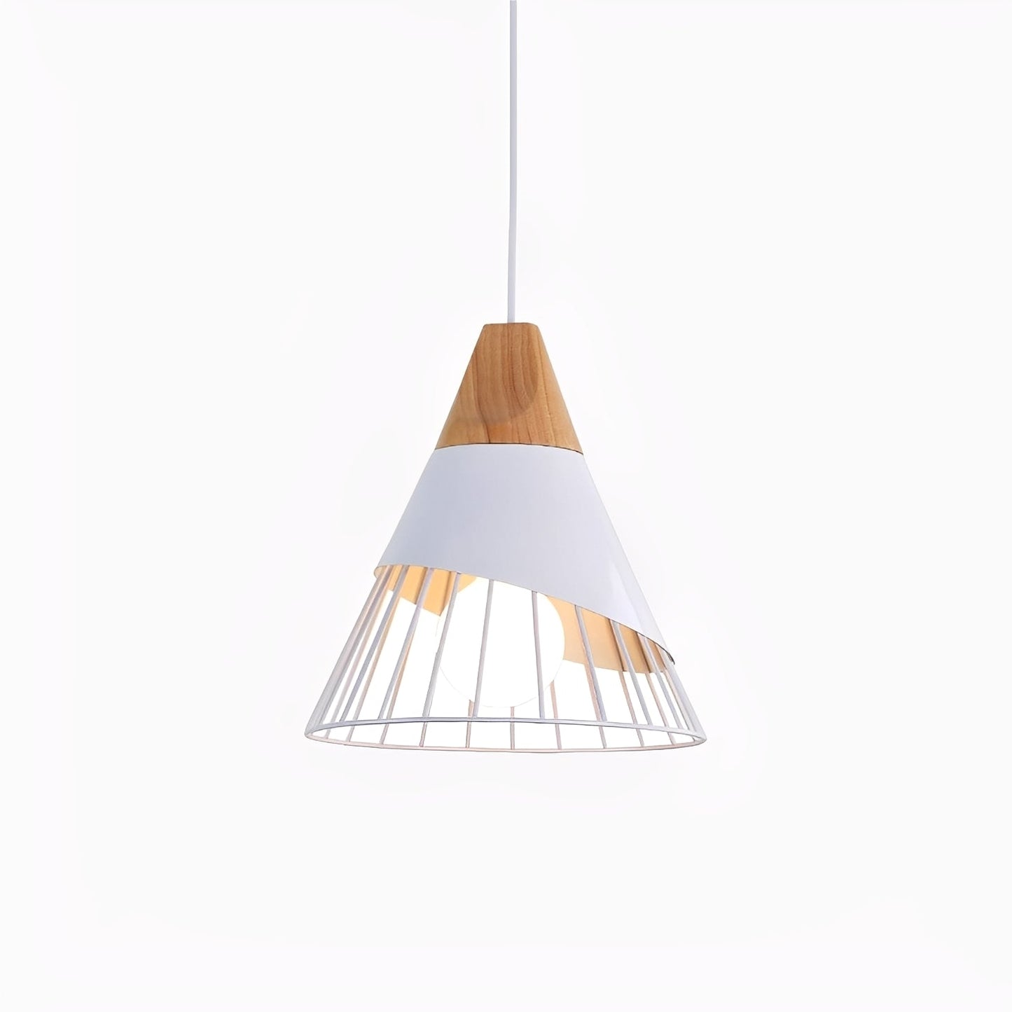 Elsa – Plafonnier en Bois Nordique