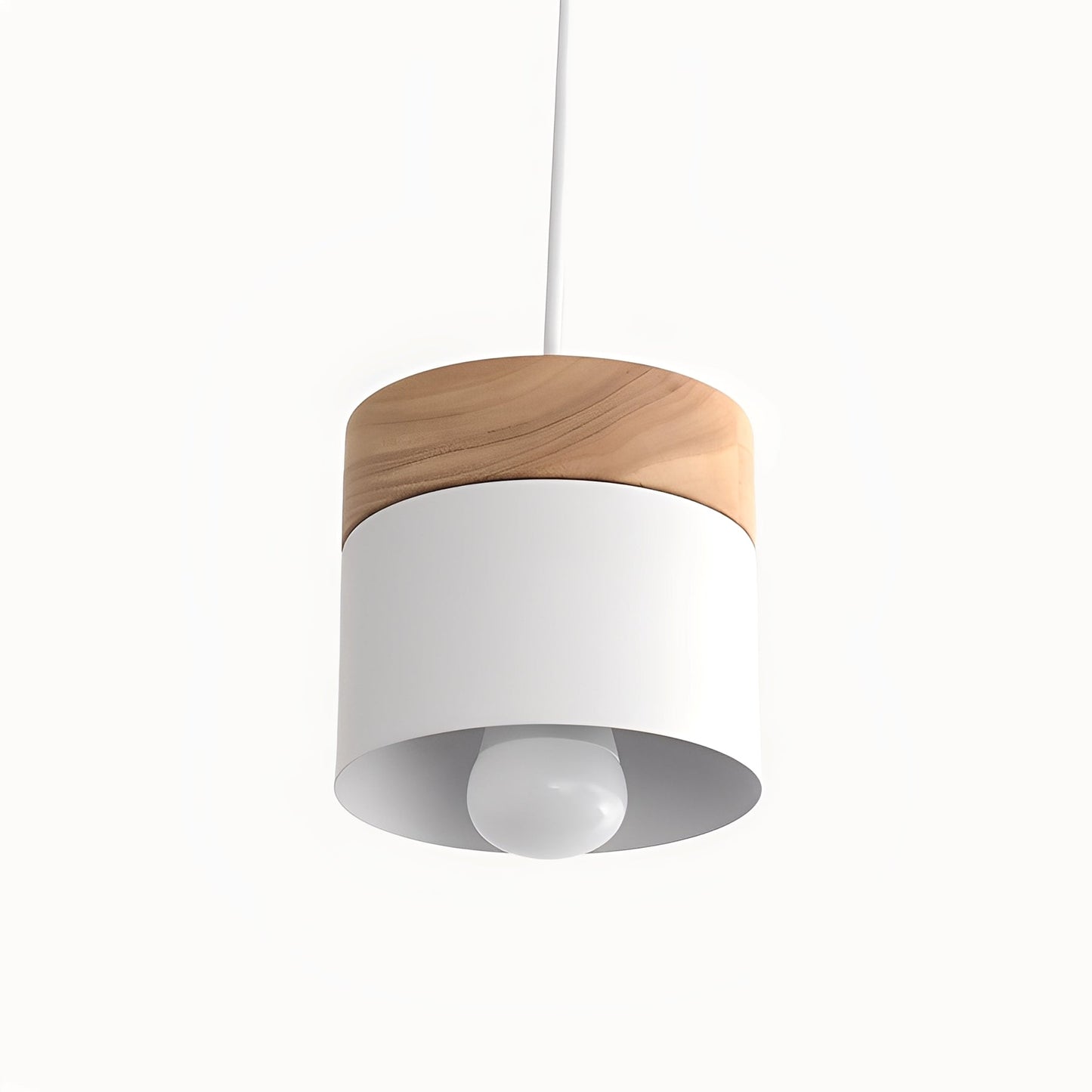 Clara – Lustre en bois Macaron nordique