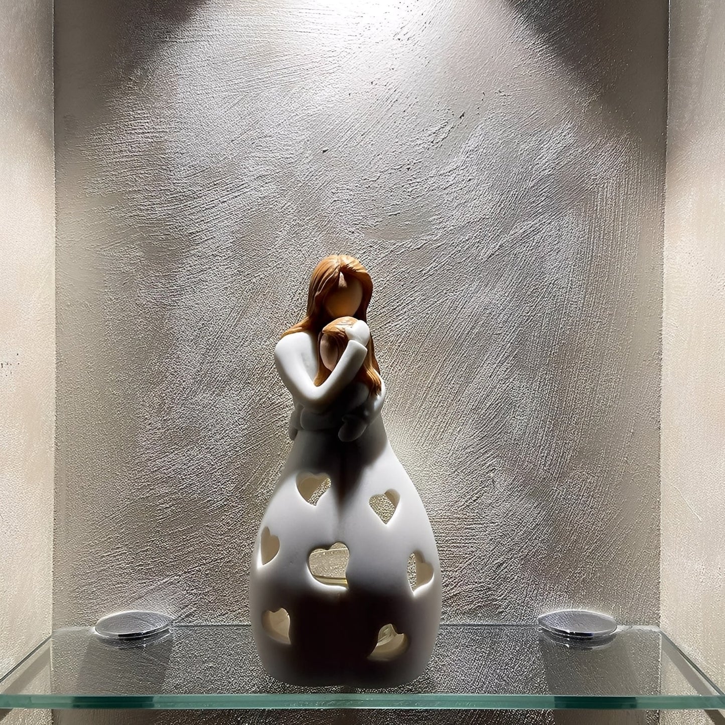 Maria – Lampe en résine rustique